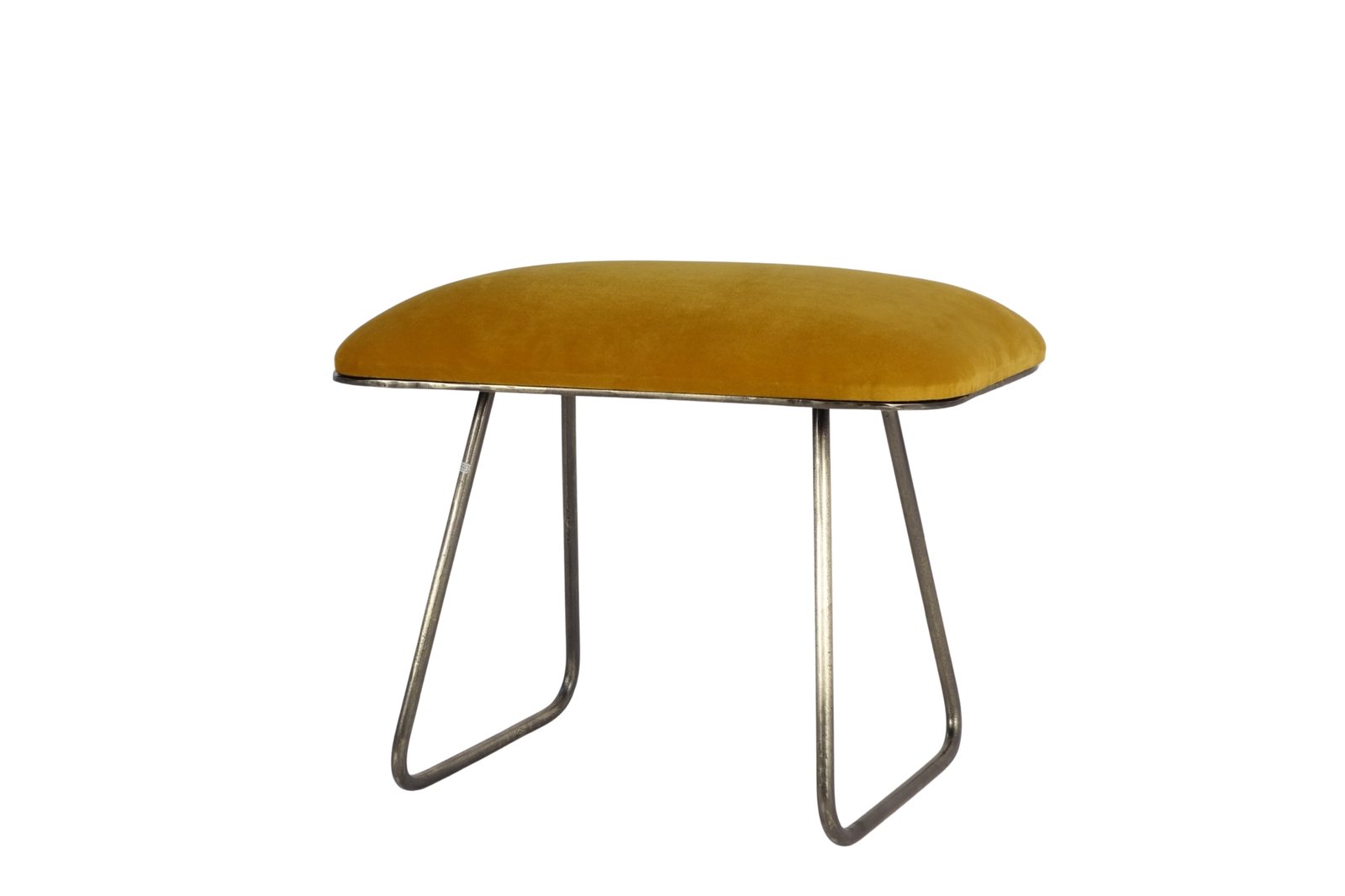 Iron Stool with Velvet seat