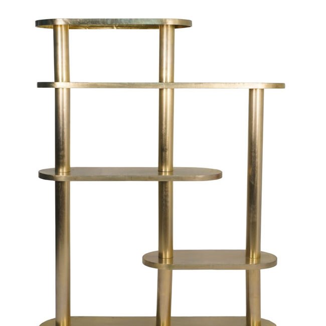 Iron pillar design tall shelf