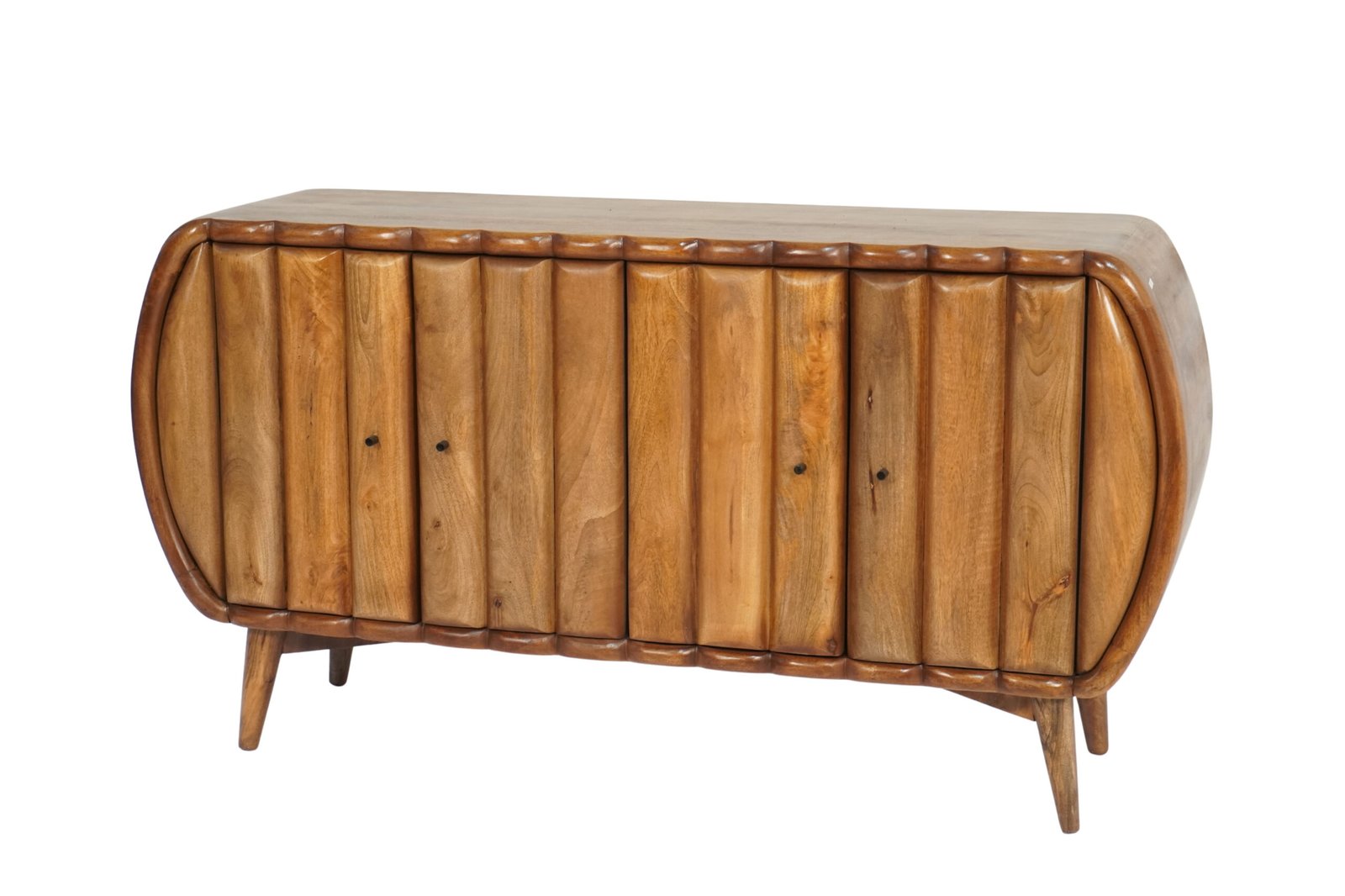 Wooden carved design 4 door sideboard