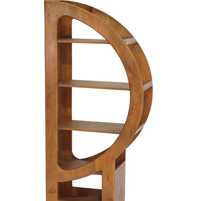 Wooden D design shelf