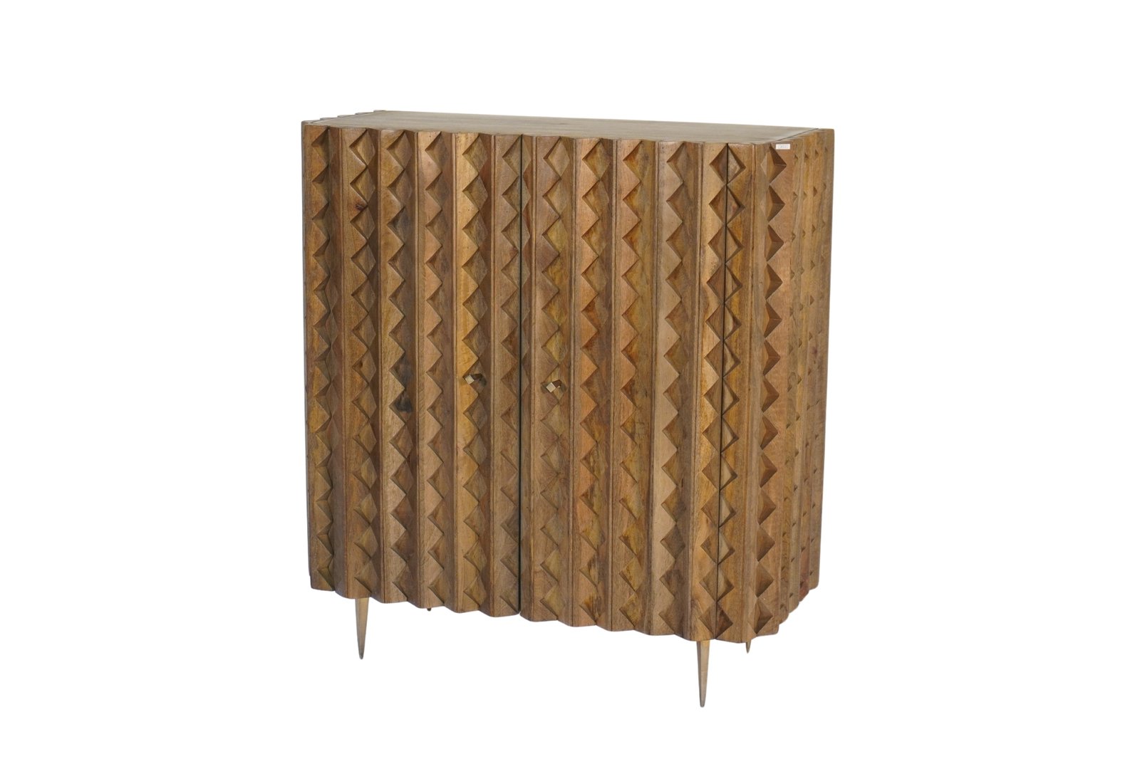 Wooden ridge design 2 door cabinet