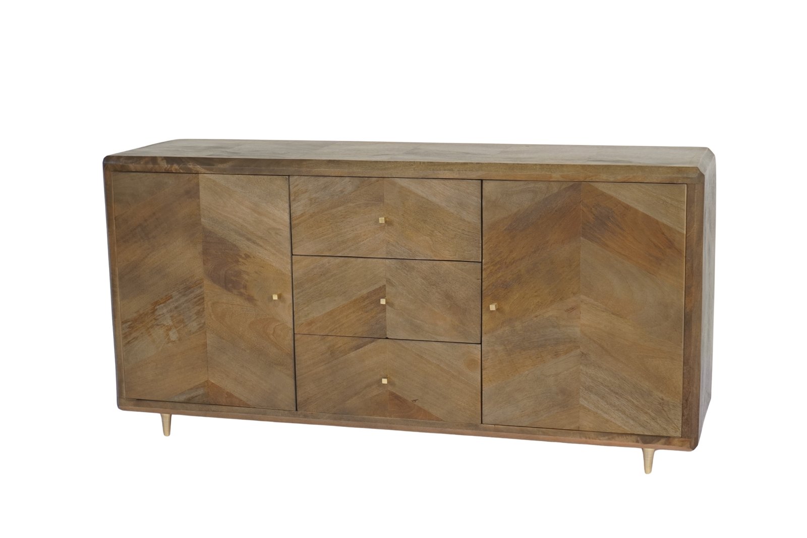 Wooden 2 Door 3 Drawer Side Board