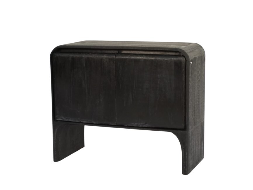 Wooden modern 2 door cabinet