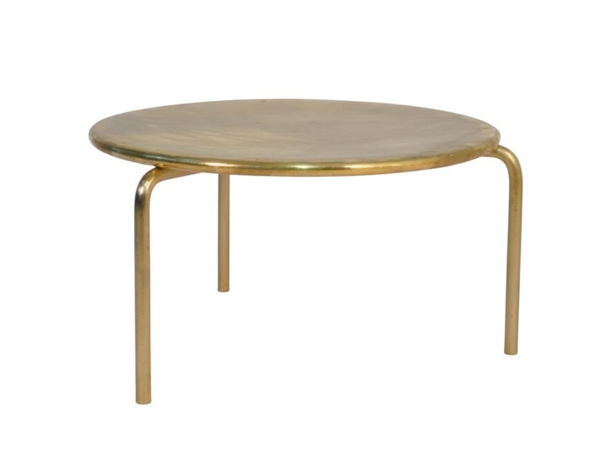 Iron modern set of 2 coffee tables with sheet top