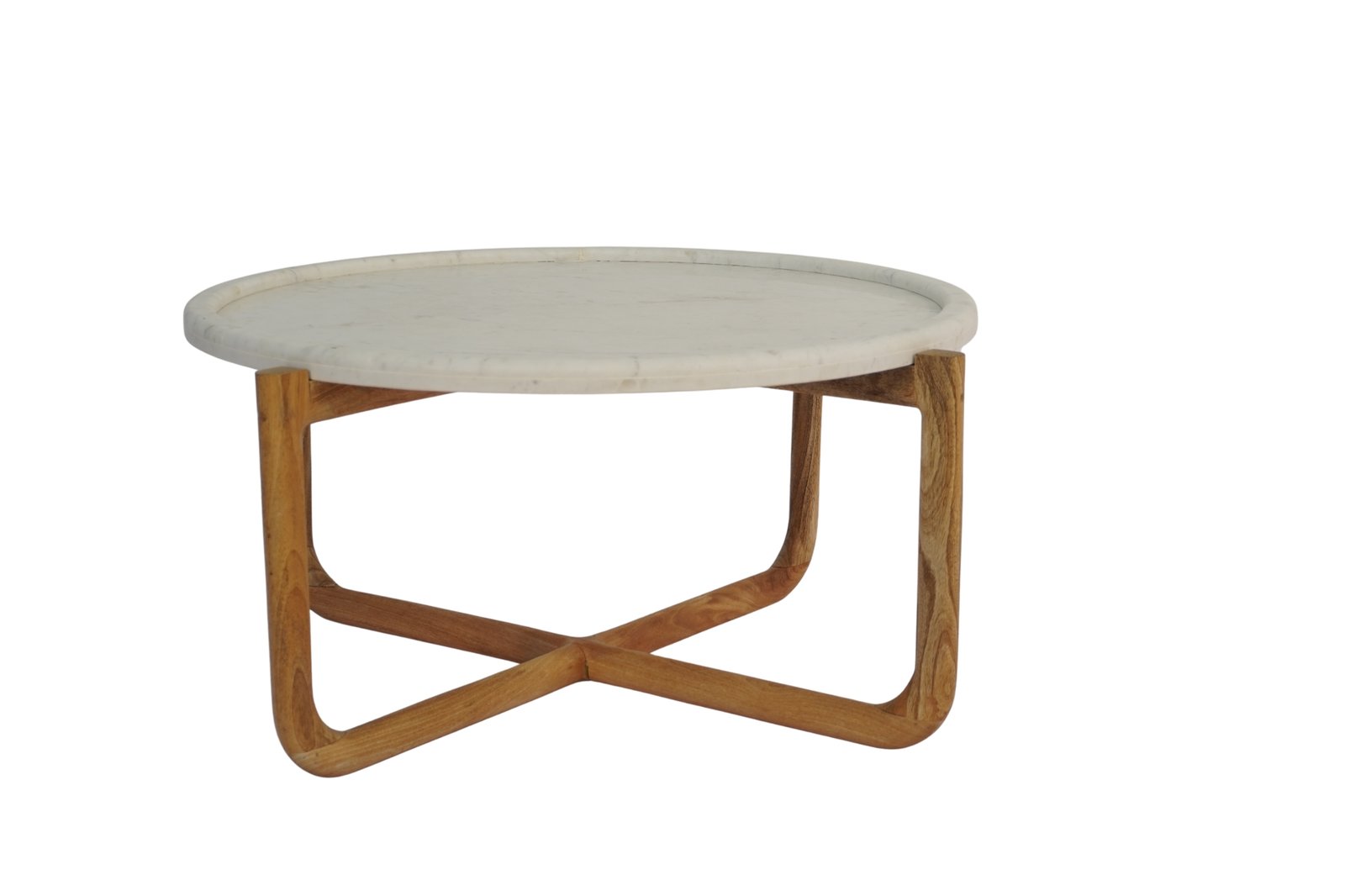 Wooden base Marble tray top Coffee Table