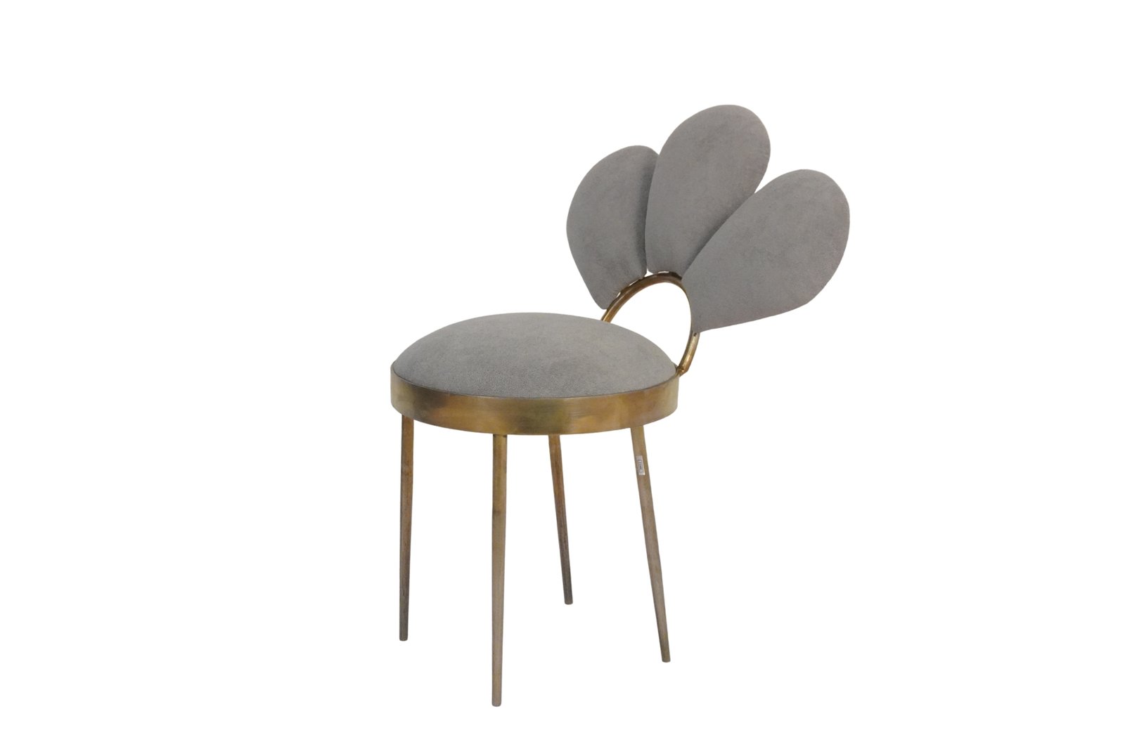 Iron leaf design chair