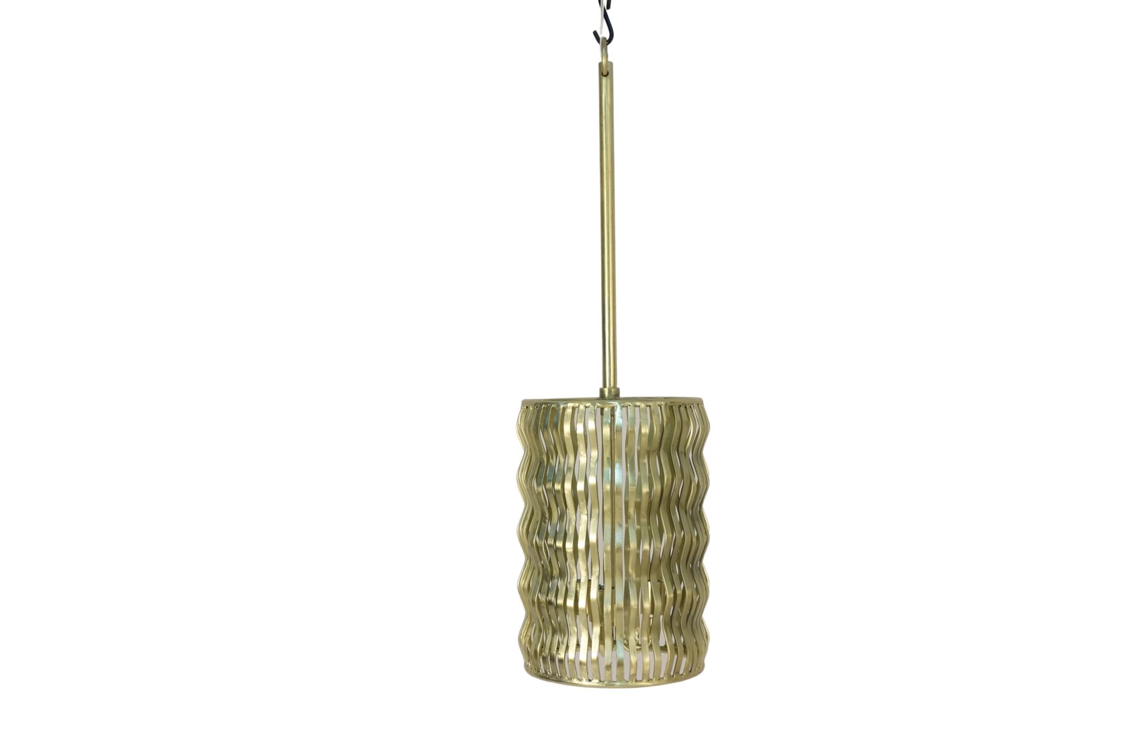 Iron wave design ceiling lamp
