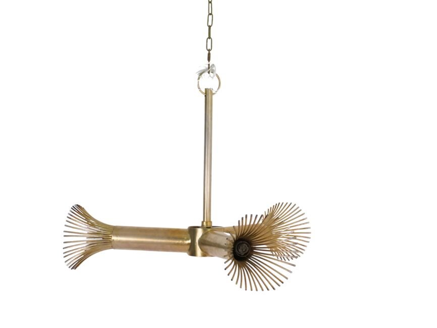 Iron 3 light Wire Lamp