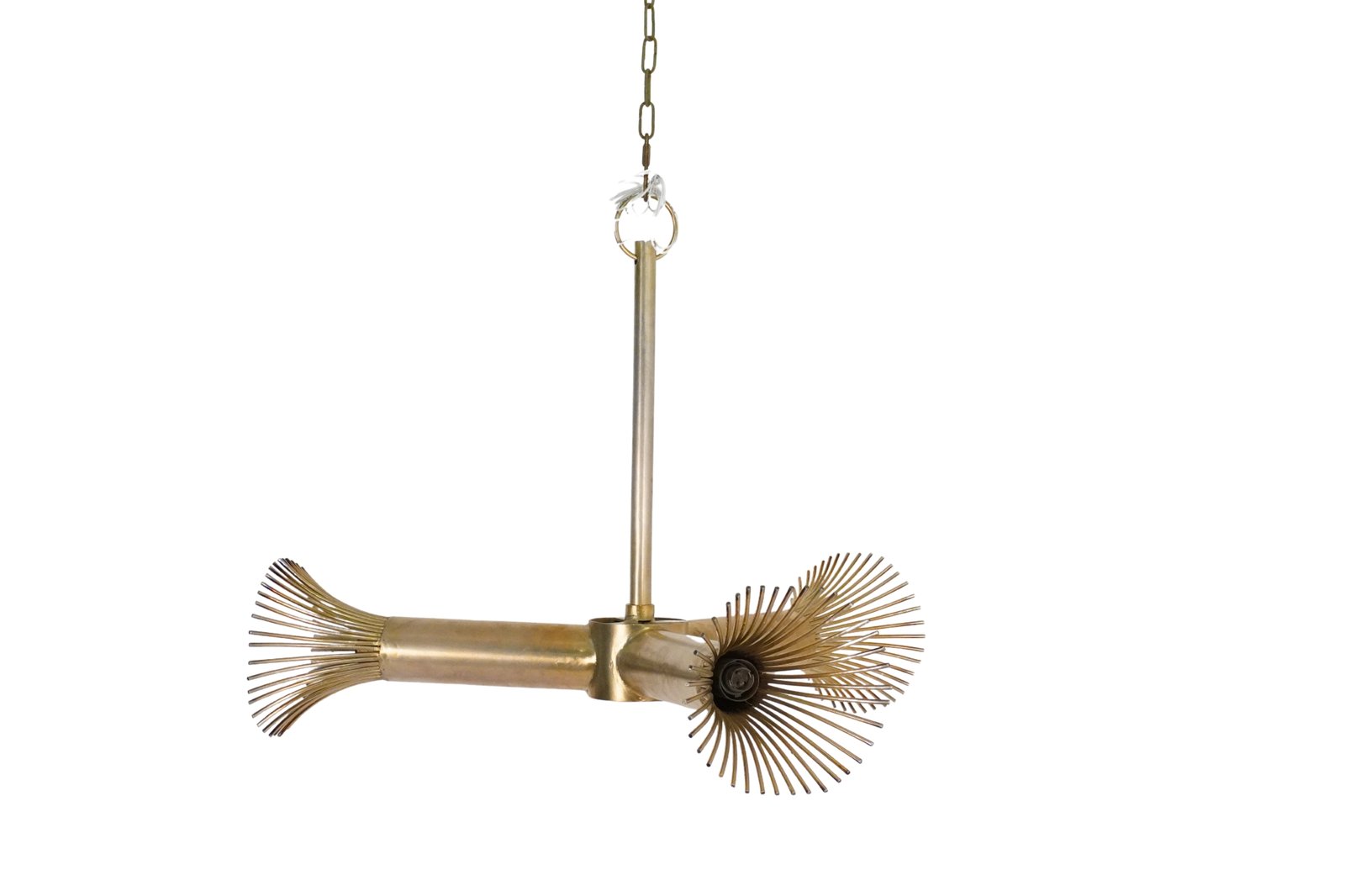 Iron 3 light Wire Lamp