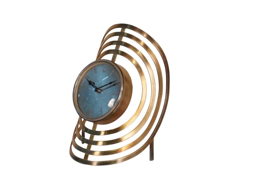 Iron forged multi ring design clock