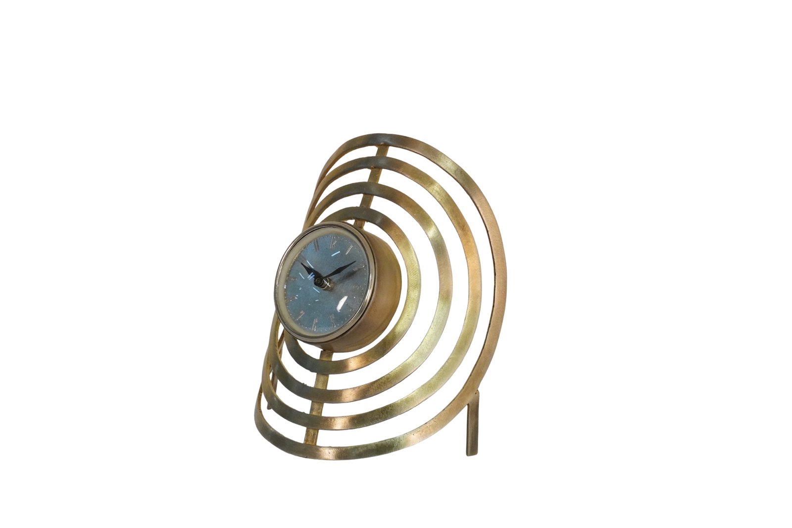 Iron forged multi ring design clock