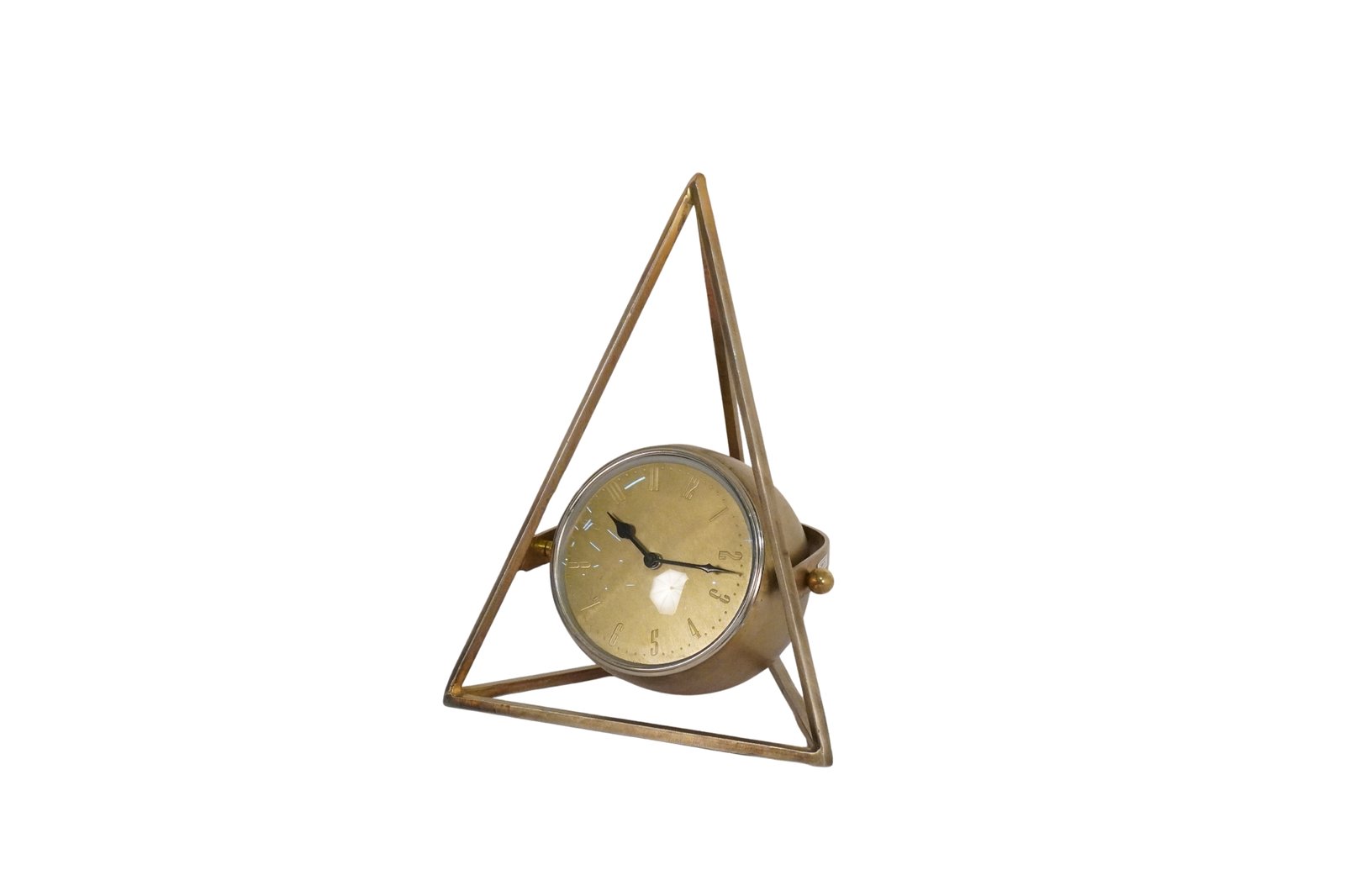 Iron forged trinagular clock