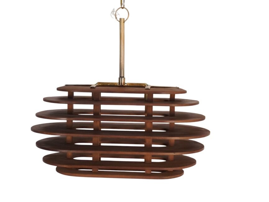 Wooden retro Celling Lamp 2 Light