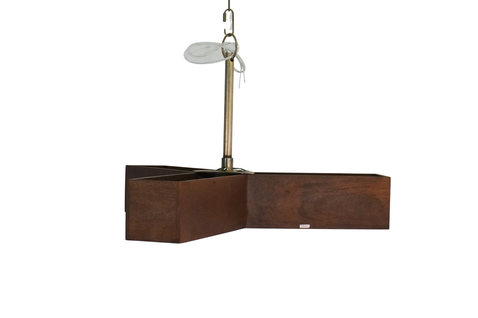 Wooden fan design ceiling lamp