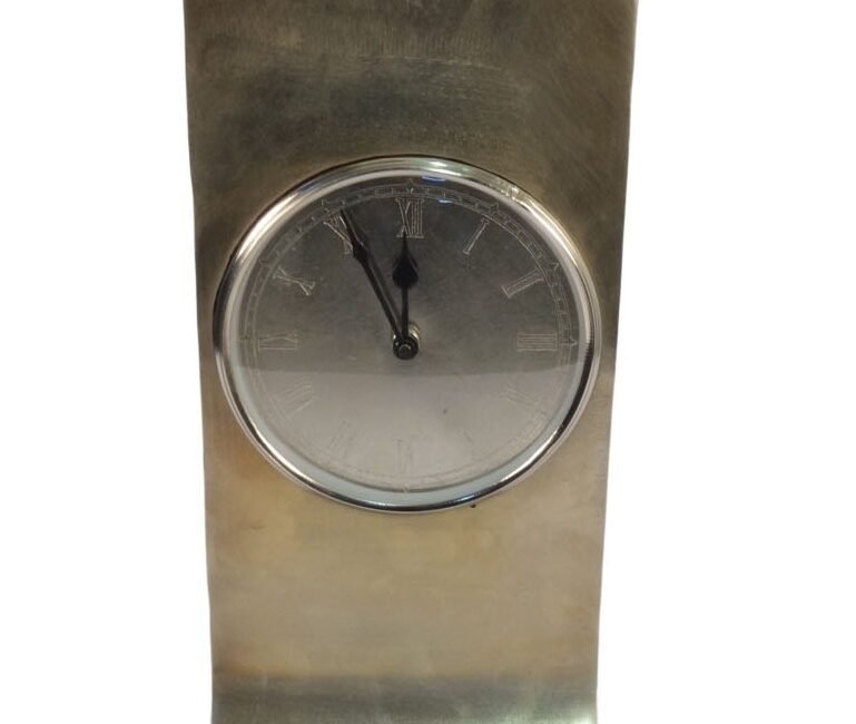 Iron forged panel design clock