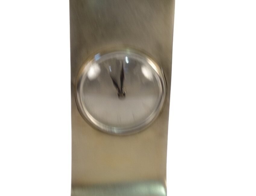 Iron forged panel design clock