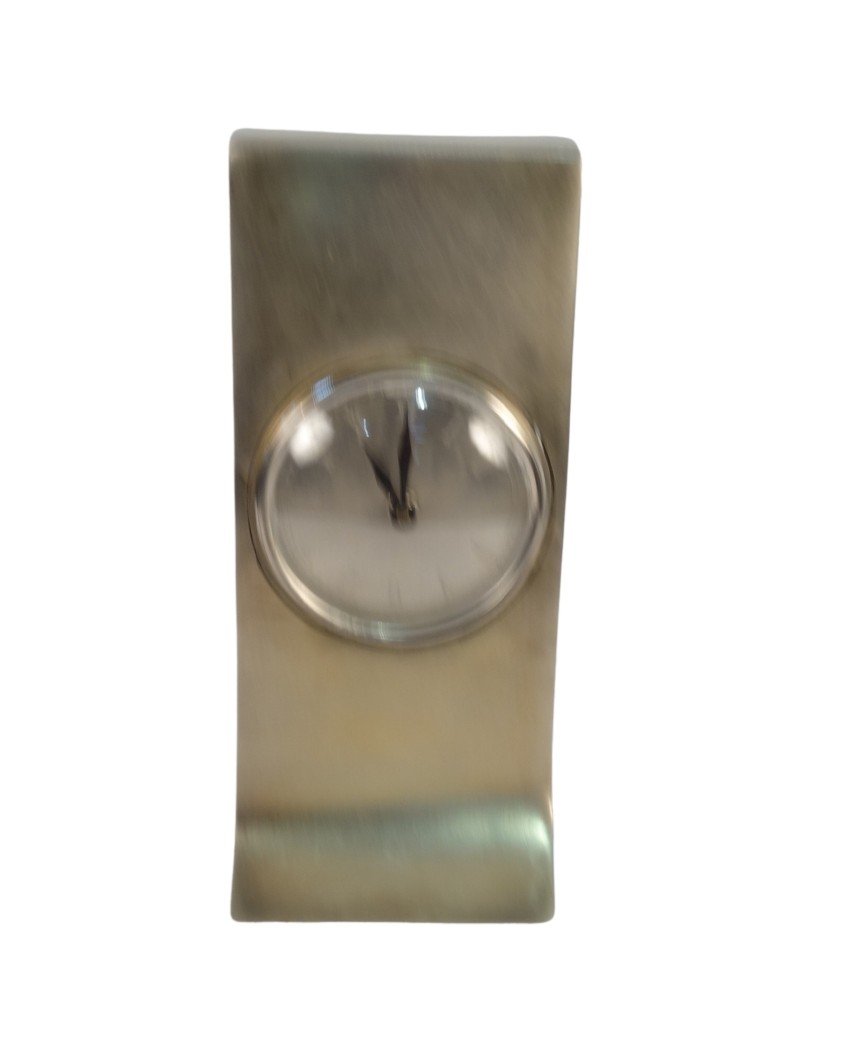 Iron forged panel design clock